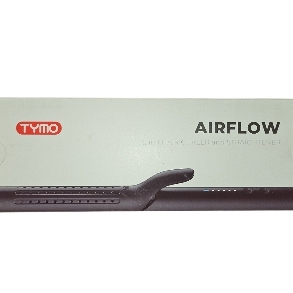 TYMO Airflow 2-in-1 Hair Curler and Straightener - Black